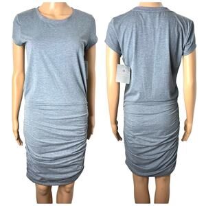 New Athleta Women's Topanga Tee Grey Shirt Casual Athleisure Dress